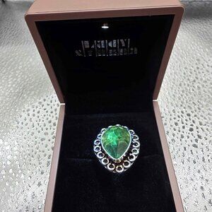 Green Agate Sterling Silver ring